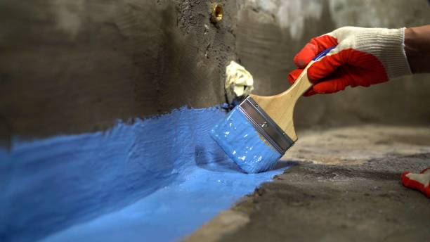 Commercial Foundation Crack Repair project at a Pomona, KS business property by SJ Waterproofing Pros